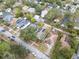 Aerial view of neighborhood with various houses at 959 Melrose S Ave, St Petersburg, FL 33705