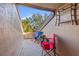 Private balcony with scenic views and seating at 10263 Gandy N Blvd # 202, St Petersburg, FL 33702