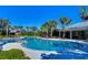 Inviting community pool with surrounding landscaping at 11807 Cross Vine Dr, Riverview, FL 33579