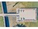 Elevated view of a spacious community dock at 1847 Shore S Dr # 509, South Pasadena, FL 33707
