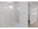 Large bathroom with a walk-in shower and marble tile at 200 W Kirby St, Tampa, FL 33604