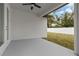Covered patio overlooking backyard at 200 W Kirby St, Tampa, FL 33604