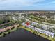 Aerial view showcasing condo's location in community at 254 Cypress Ln # 254, Oldsmar, FL 34677