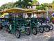 Multiple surrey bikes available for guest transportation at 36750 Us Highway 19 N # 19219, Palm Harbor, FL 34684