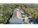 Aerial view showcasing the property's location in a community at 4445 Amberly Oaks Ct, Tampa, FL 33614