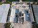 Under-construction home's foundation, showing the layout of the rooms from above at 6457 1St Palm Pt, St Pete Beach, FL 33706