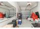 Two-car garage with extra storage space at 7013 Summer Holly Pl, Riverview, FL 33578