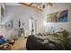 Primary bedroom with a double bed, and access to bathroom at 7201 Park S St, St Petersburg, FL 33707