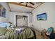 Bedroom with double bed, TV, and closet; shows signs of wear and tear at 7201 Park S St, St Petersburg, FL 33707