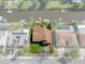 Aerial view of house and property at 9910 Island Harbor Dr, Port Richey, FL 34668