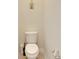 Clean bathroom with toilet and pedestal sink at 10439 Waterstone Dr, Riverview, FL 33578