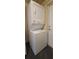 Stackable washer and dryer in a convenient laundry room at 10851 Mangrove Cay Ne Ln # 1112, St Petersburg, FL 33716