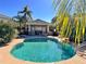 Community pool with nearby restrooms at 1140 Andrew Aviles Cir, Tampa, FL 33619