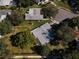 Aerial view of the home showcasing its lot, neighborhood, and proximity to nearby amenities at 2640 Westchester N Dr, Clearwater, FL 33761