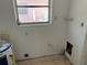 Unfinished laundry room with window and plumbing at 6035 Grand Blvd, New Port Richey, FL 34652