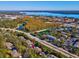Aerial view showing home location and surrounding community at 1901 Lennox E Rd # 1901, Palm Harbor, FL 34683