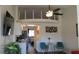Open floor plan showing living, kitchen and loft areas at 20853 Haulover Cv # A8, Lutz, FL 33558