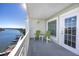 Private balcony overlooking marina and waterfront views at 399 2Nd St # 718, Indian Rocks Beach, FL 33785