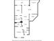 Floor plan showing a two bedroom, two bath layout with open living areas at 399 2Nd St # 718, Indian Rocks Beach, FL 33785
