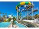Multi-story waterslide for resort guests at 399 2Nd St # 718, Indian Rocks Beach, FL 33785