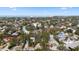 Aerial view showing the property and surrounding homes at 675 Avenida Del Norte, Sarasota, FL 34242