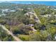 Aerial view showing home's location near water at 775 Pennsylvania Ave, Palm Harbor, FL 34683