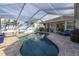 Relaxing pool and patio area, perfect for outdoor entertaining at 4889 Edgewater Ln, Oldsmar, FL 34677