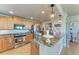 Well-equipped kitchen boasts granite countertops, stainless steel appliances, and ample cabinet space at 501 Haben Blvd # 806, Palmetto, FL 34221