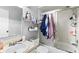 Bathroom with shower/tub combo and updated vanity at 6315 51St N Ave, St Petersburg, FL 33709