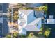 Bird's-eye view showcasing the home's large footprint and waterfront location at 937 Bunker View Dr, Apollo Beach, FL 33572