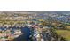 Aerial view of a house by the waterfront, showcasing its surroundings at 937 Bunker View Dr, Apollo Beach, FL 33572
