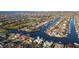 Property location highlighted in a wide aerial view of the waterfront community at 937 Bunker View Dr, Apollo Beach, FL 33572