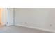 Simple bedroom with neutral walls and carpet flooring at 937 Bunker View Dr, Apollo Beach, FL 33572