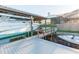 Convenient boat lift with covered storage and dock access at 937 Bunker View Dr, Apollo Beach, FL 33572