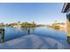 Spacious composite dock providing ample space for relaxation at 937 Bunker View Dr, Apollo Beach, FL 33572