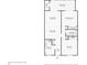 Floor plan showing a 2-bedroom, 1-bath condo at 100 Glennes Ln # 108, Dunedin, FL 34698