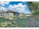 Large backyard with grassy area and privacy at 11339 Gulfstream Blvd, Port Charlotte, FL 33981