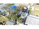 Aerial view of a house and surrounding neighborhood at 1512 W Kirby St, Tampa, FL 33604