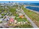 Wide aerial showcasing the property's location near the water at 1925 Beach Se Dr, St Petersburg, FL 33705