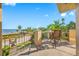 Relax on this spacious balcony, featuring ornate iron railings and stunning views of the beach and blue sky at 1925 Beach Se Dr, St Petersburg, FL 33705