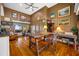 Large home office with a rustic wooden desk, natural light, and an outdoor view at 1925 Beach Se Dr, St Petersburg, FL 33705
