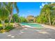 Inviting freeform pool with lounge chairs at 1925 Beach Se Dr, St Petersburg, FL 33705