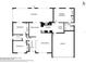 Detailed floor plan showcasing the layout of this 1730 square foot home, including bedrooms, living areas, and bathrooms at 3407 King George Ln, Seffner, FL 33584