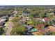 Wide aerial view showcasing the neighborhood and a home's location at 4003 W Euclid Ave, Tampa, FL 33629