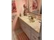 Bathroom vanity with sink and beige countertop at 4199 38Th S Ave # I, St Petersburg, FL 33711
