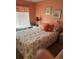 Bright bedroom with a double bed and tropical decor at 4199 38Th S Ave # I, St Petersburg, FL 33711