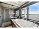 Luxurious bathroom with soaking tub, walk-in shower, and stunning water views at 5120 W Longfellow Ave, Tampa, FL 33629