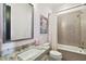 Charming bathroom with tub and shower at 5120 W Longfellow Ave, Tampa, FL 33629