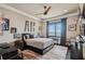 Stylish bedroom with a desk and water views at 5120 W Longfellow Ave, Tampa, FL 33629