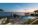 Relaxing pool and patio area with waterfront views at 5120 W Longfellow Ave, Tampa, FL 33629